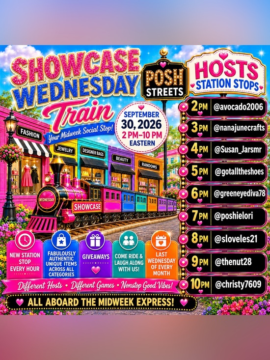 Coach Accessories - 30th of September SHOWCASE WEDNESDAY Train Come JOIN US!! GIVEAWAYS & Great Item